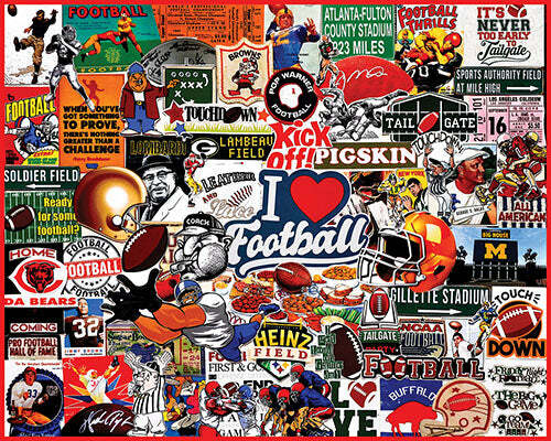 I Love Football - 1000 Piece Jigsaw Puzzle