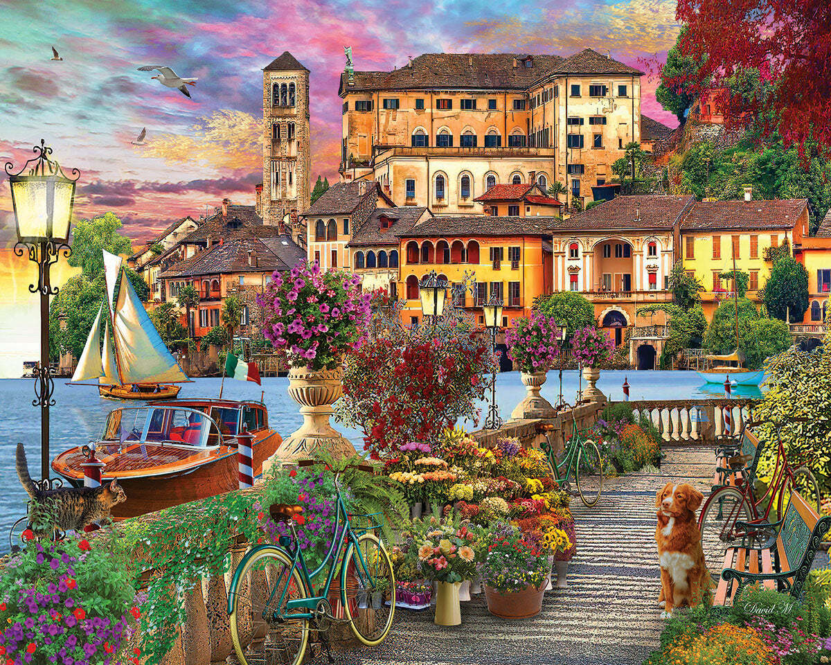 Italian Promenade - 1000 Piece Jigsaw Puzzle