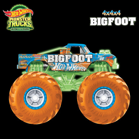 Hot Wheels Glow Monster Trucks