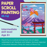 Mt Fuji Paper Scroll Coloring