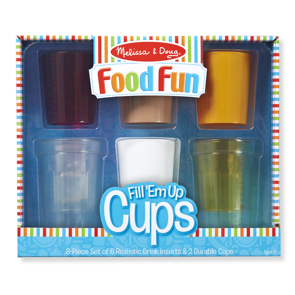 Multicolor Drinking Cups - Set of 8