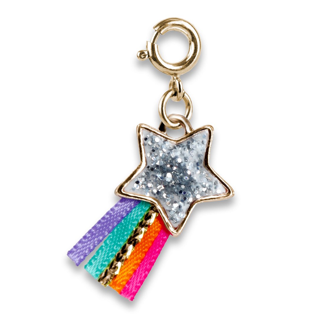 Gold Glitter Shooting Star Charm - Fun Stuff Toys