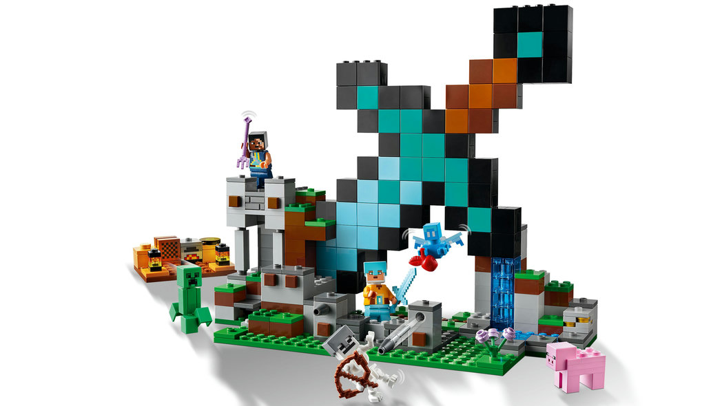 How to Build a Sword - LEGO Minecraft 