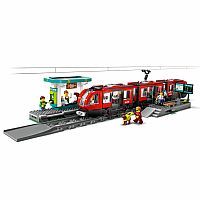 LEGO® City Downtown Streetcar and Station