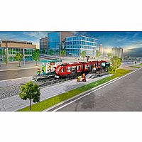 LEGO® City Downtown Streetcar and Station