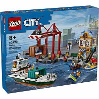 LEGO® City Seaside Harbor with Cargo Ship