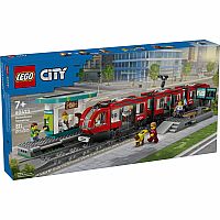 LEGO® City Downtown Streetcar and Station