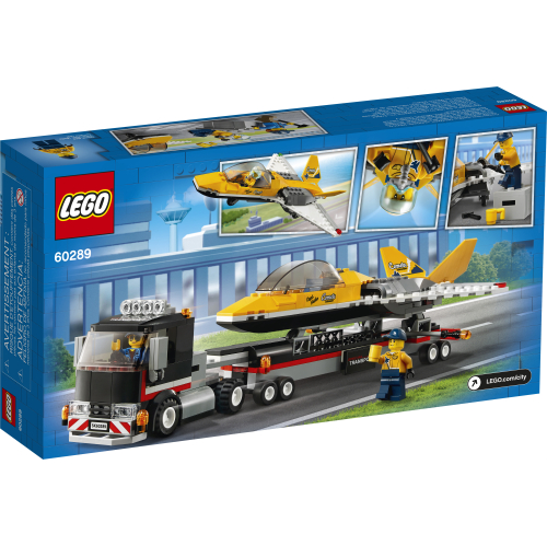 lego city great vehicles airshow jet transporter