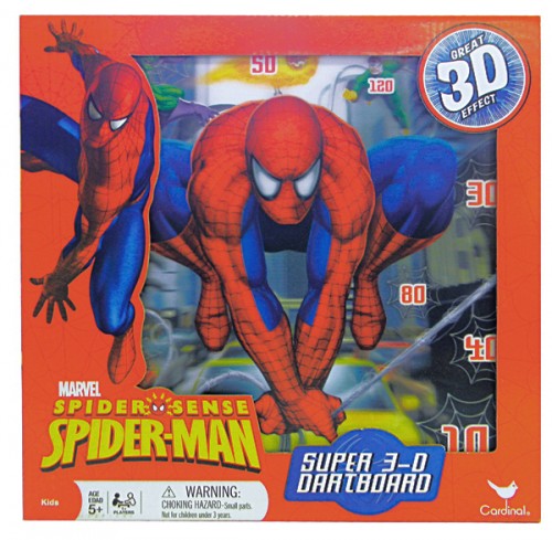 Spider-Sense Spiderman Super 3D Dartboard - Fun Stuff Toys