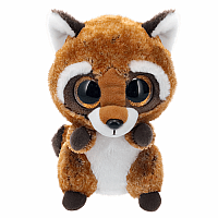 Rusty Raccoon Beanie Boo - Small - Fun Stuff Toys