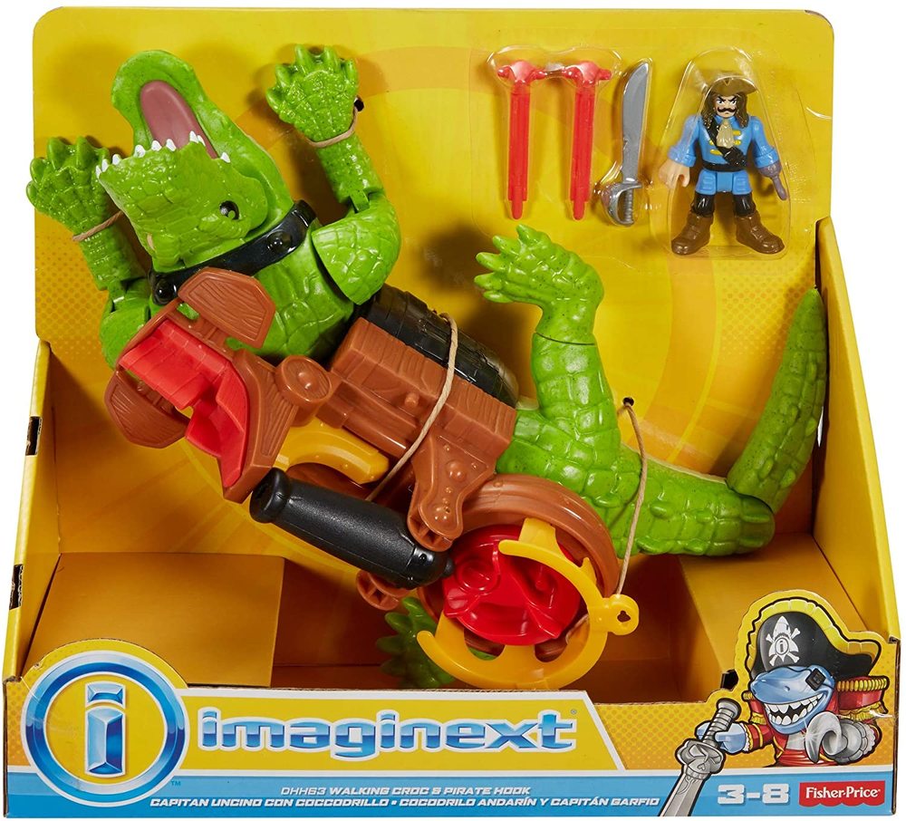 Imaginext® Pirate Croc and Hook - Fun Stuff Toys