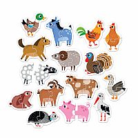 30 pc Progressive Puzzle Farm Animals