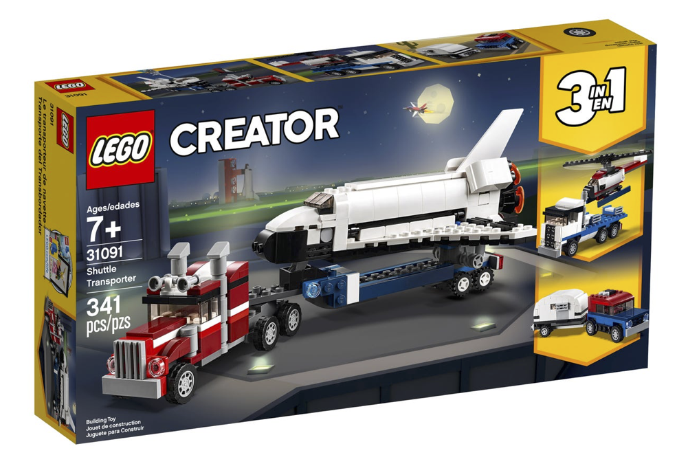 lego shuttle transporter