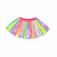 Stripy Sequin Skirt