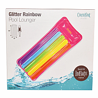 Glitter Rainbow Lounger