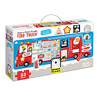 Make-A-Match Puzzle Fire Truck