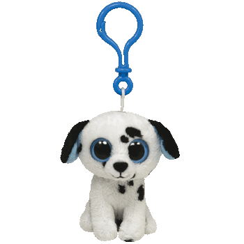 TY Beanie Boo Mini Boos Clips - Fetch Dog White –