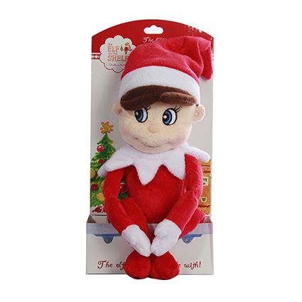 Elf on the Shelf-Plushee Pal Boy 19 Light Skin Tone - Fun Stuff Toys